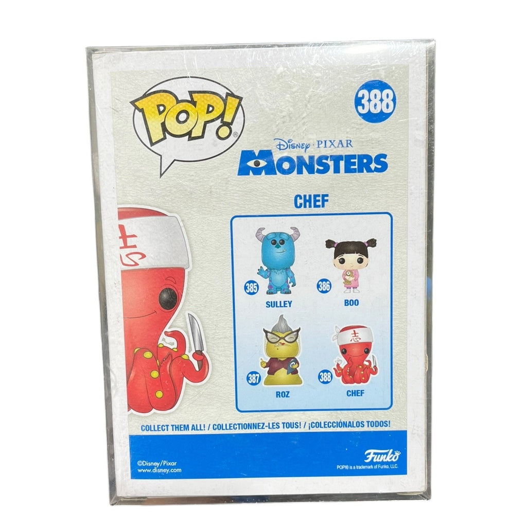 Funko Pop Disney Pixar Monsters Inc Chef 388 VinylFigure Red Octopus Harryhausen