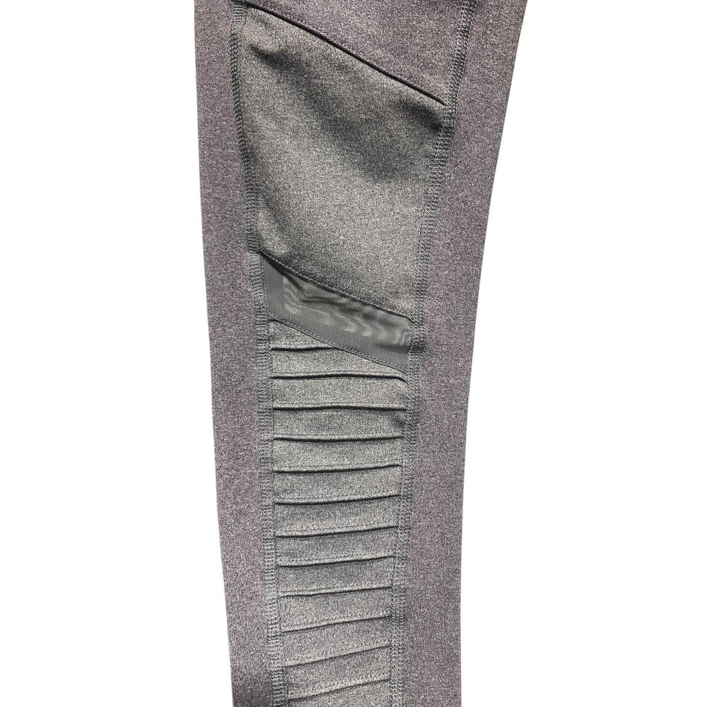 Alo Yoga Moto Leggings Black Heathered Women's Size Small