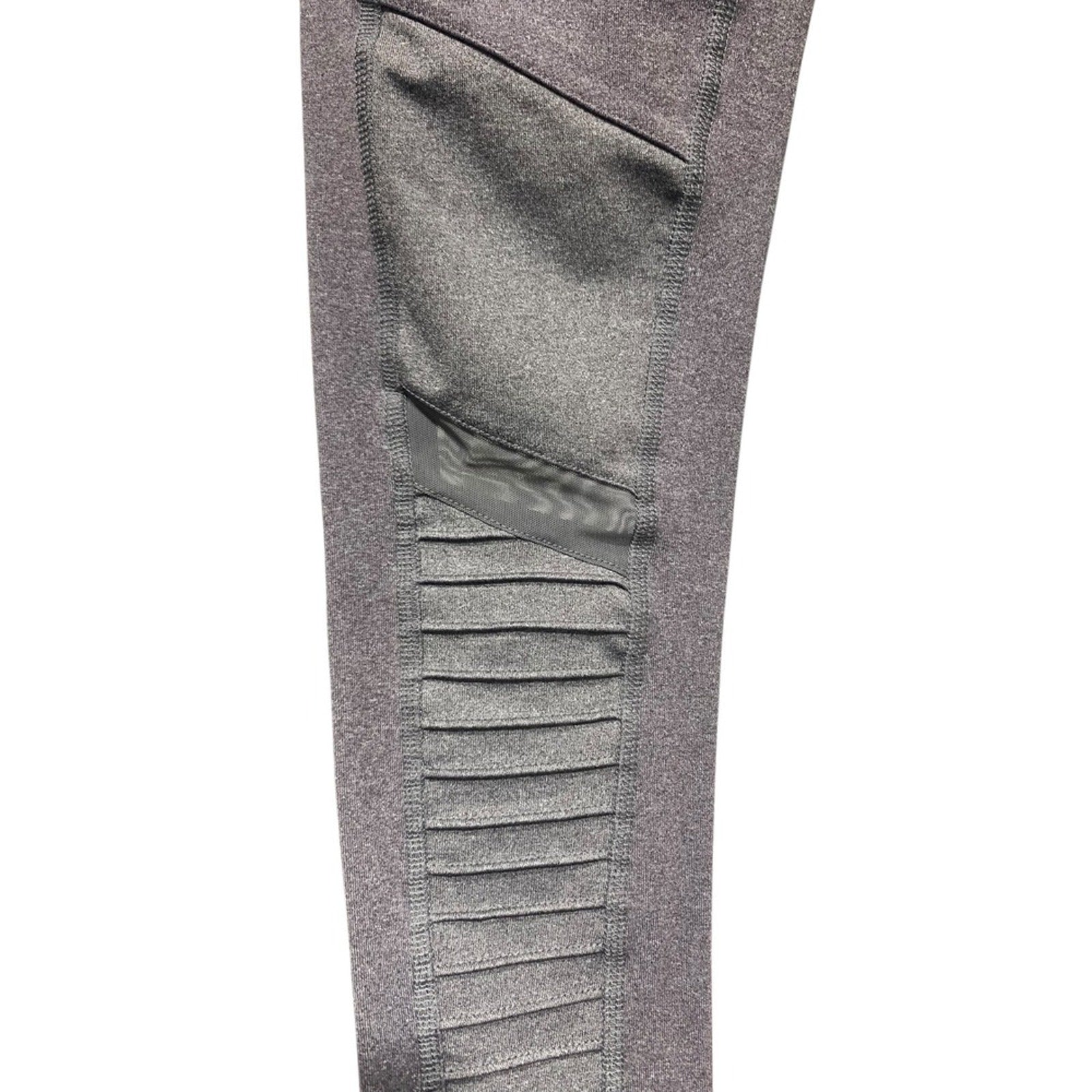 Alo Yoga Moto Leggings Black Heathered Women's Size Small