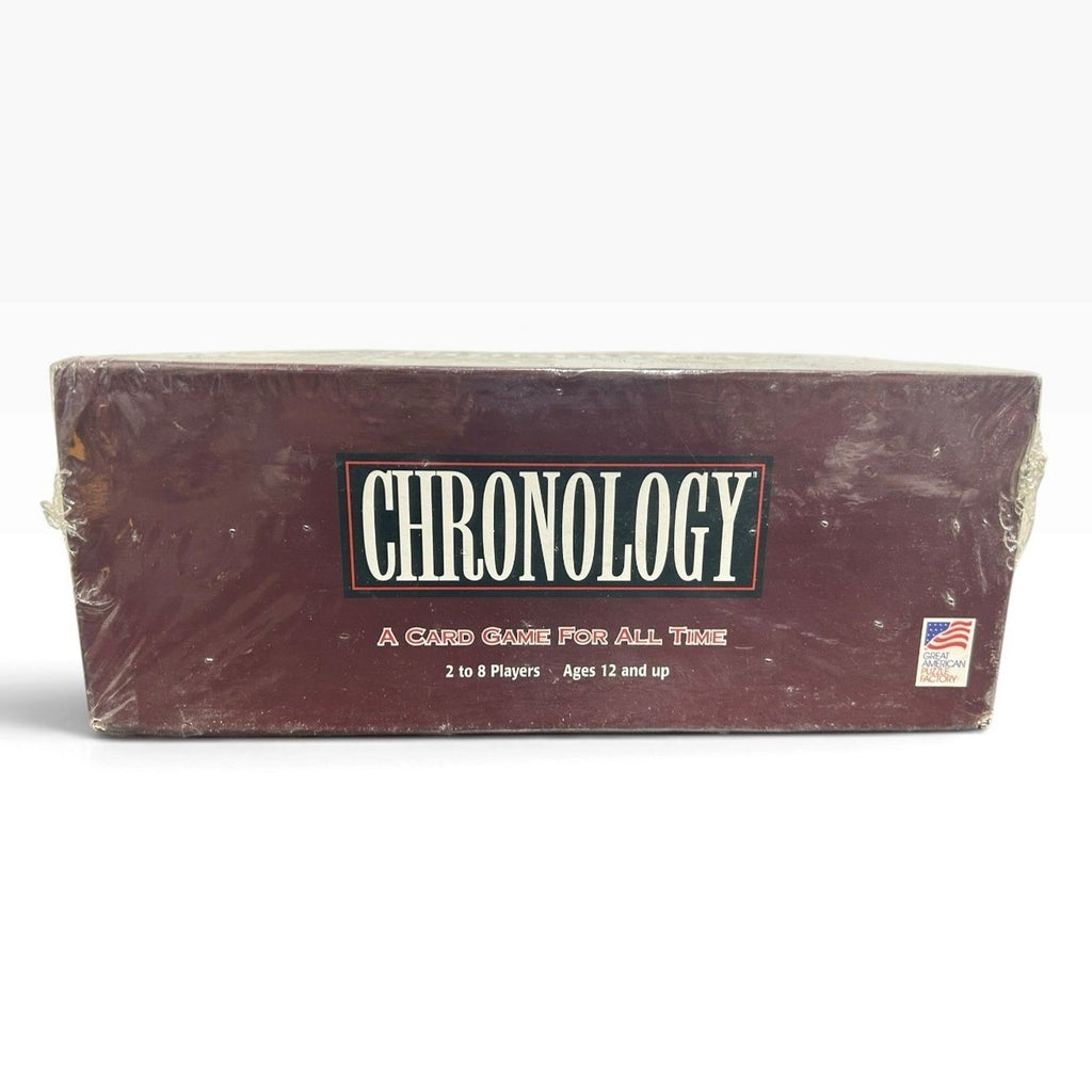 Vintage 1996 Chronology Card Game Great American Puzzle Factory Sealed #781