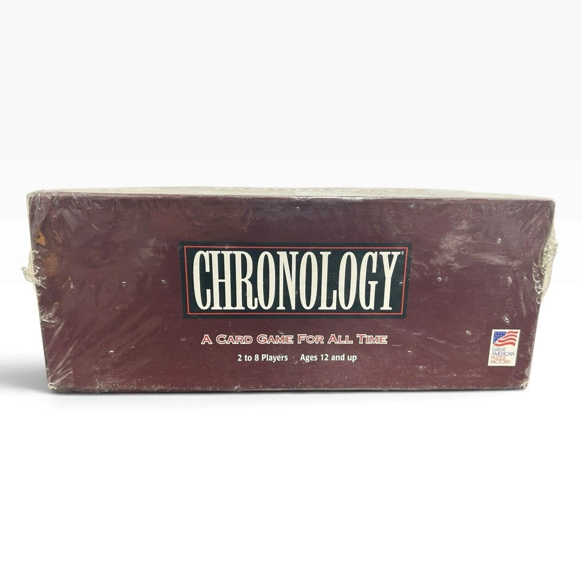 Vintage 1996 Chronology Card Game Great American Puzzle Factory Sealed #781