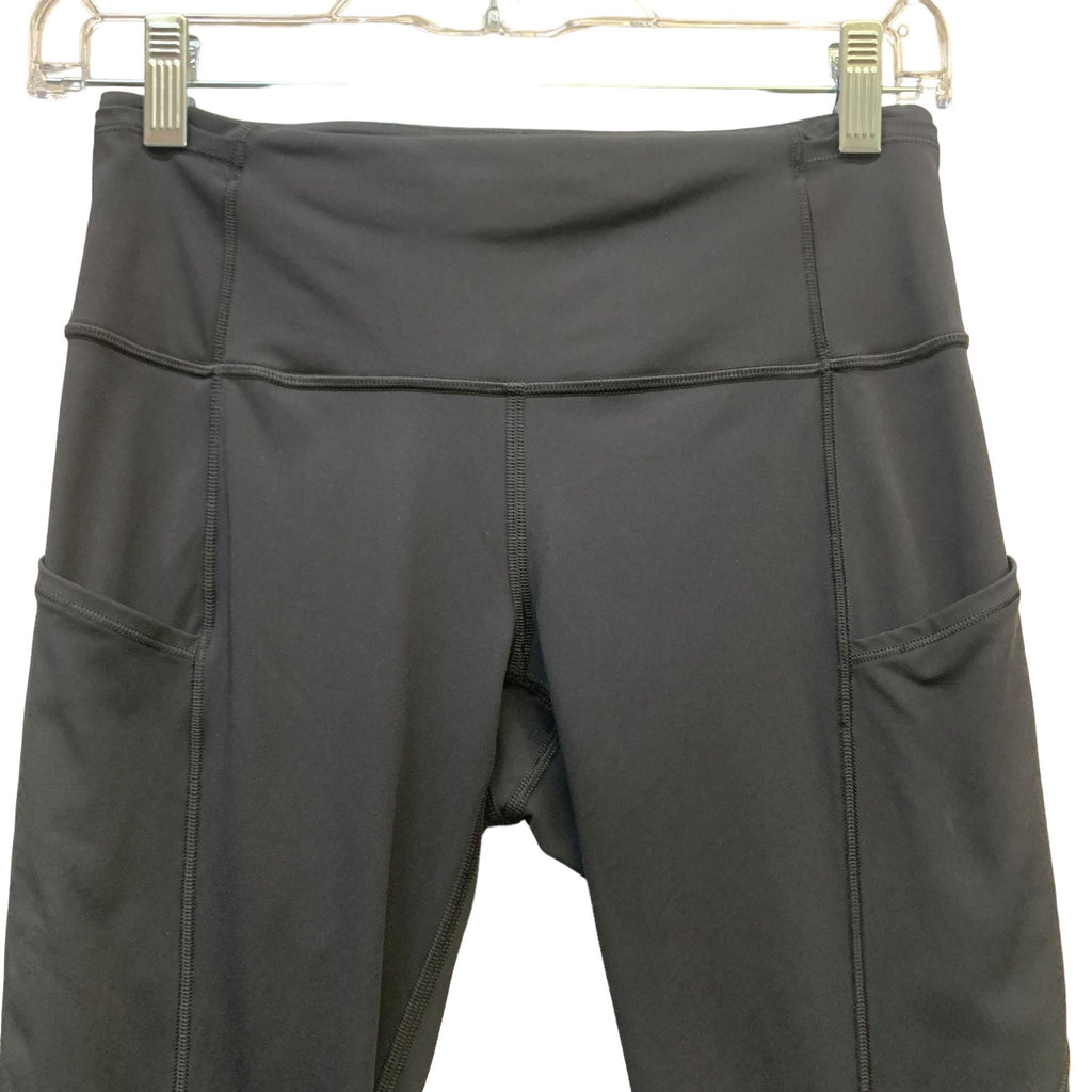 Lululemon Fast and Free High-Rise Crop II 23" *Non-Reflective sz 6 Black