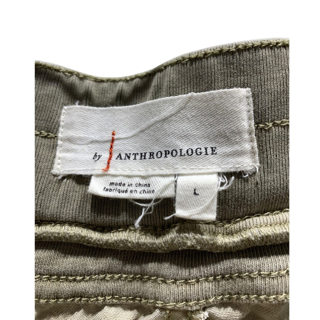 Anthropologie The NORMAD high rise jogger Women Olive Green Utility L Cargo boho