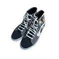Vans Sk8-Hi Hawaiian Hula Tropical Print Mens 12 Black Grey High Top Sneakers
