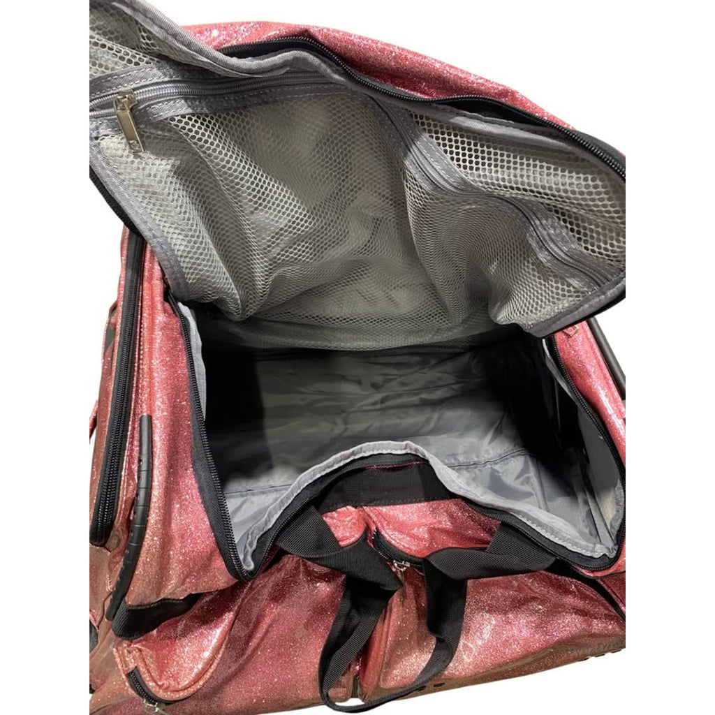 ✨ Sparkly Pink Duffle Bag – $80 ✨ luggage