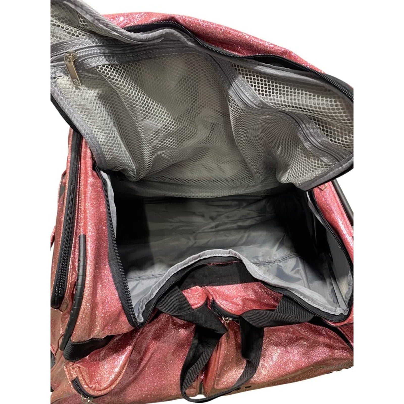 ✨ Sparkly Pink Duffle Bag – $80 ✨ luggage