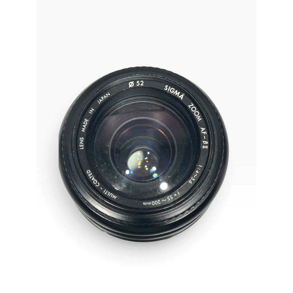 Sigma Zoom AF-beta II 55-200mm f/4-5.6 Lens with Sony 52mm PL Filter