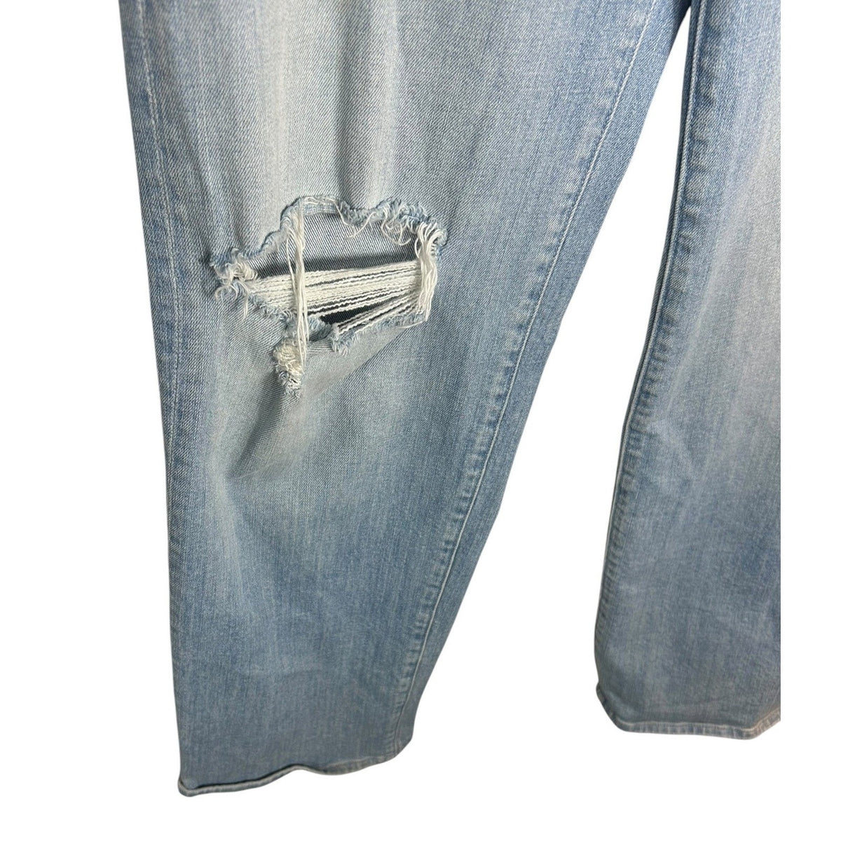 MOTHER High Waisted Tunnel Vision Sneak Jeans Sippin Sweet Tea Light Wash 29