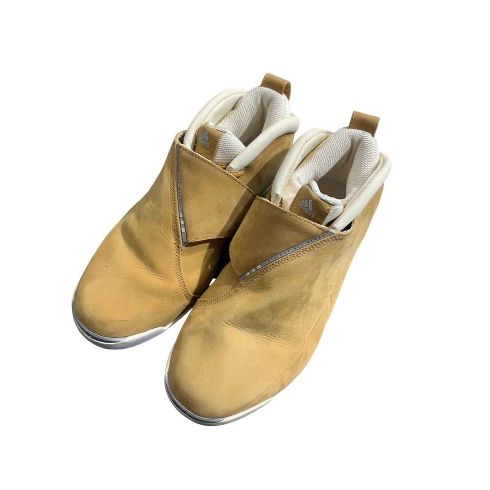 Adidas ADAN All Day All Night Shoes Wheat Gold Sneakers Tan Suede Rare 2003 Sz 9