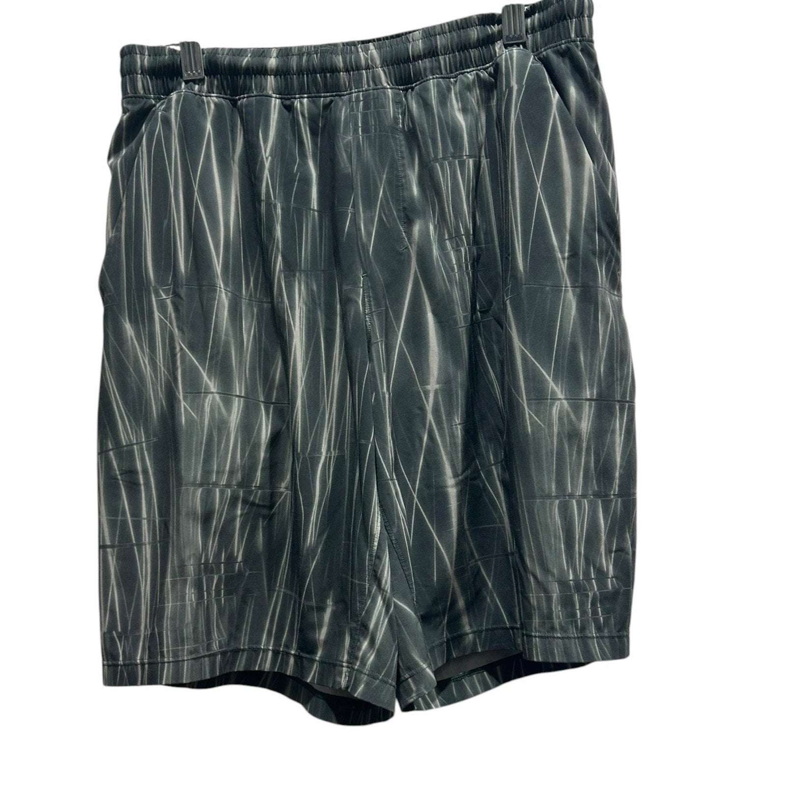 LULULEMON PACE BREAKER SHORT 9" LINED STROBOSCOPIC SMOKED SPRUS Size M active