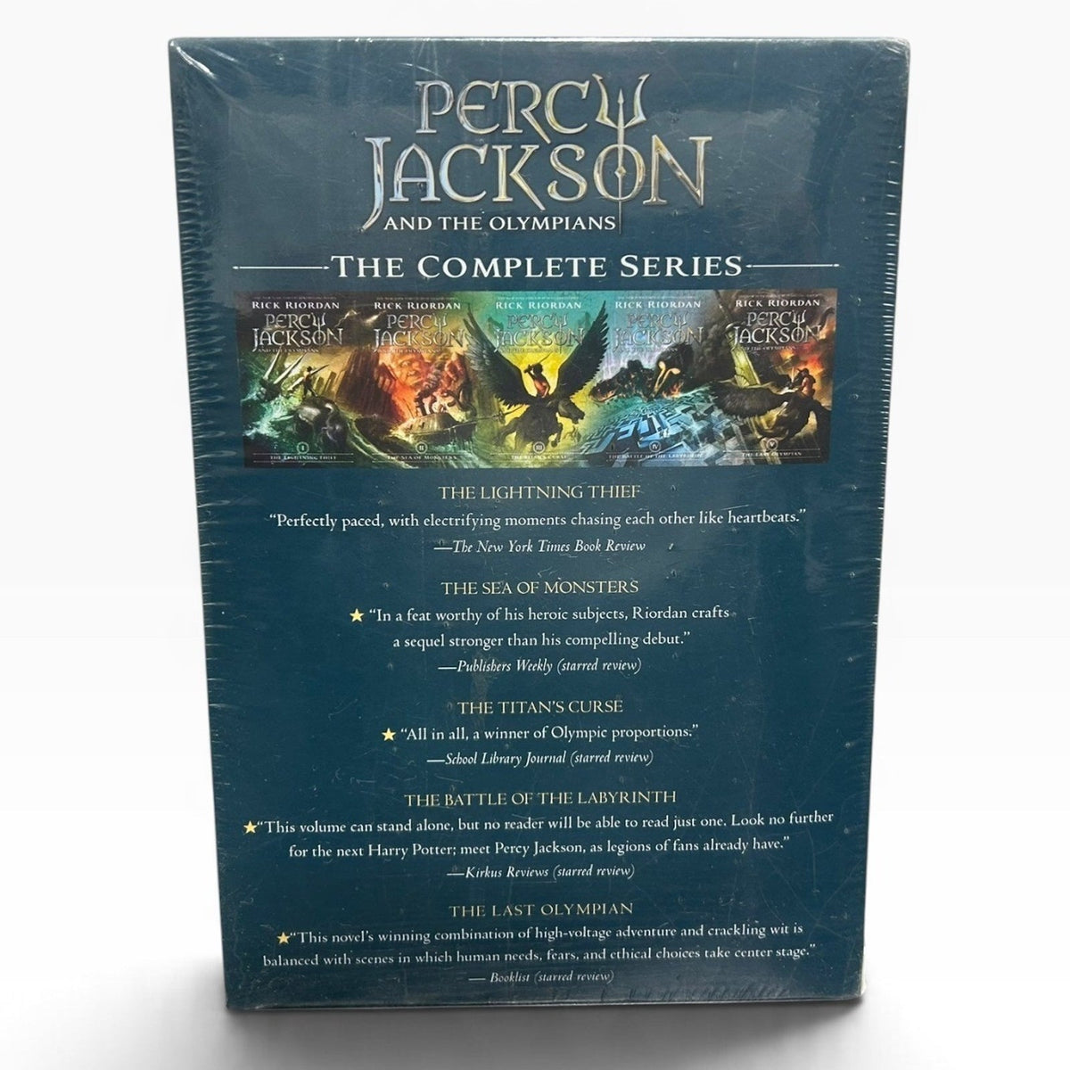 Percy Jackson and the Olympians The Complete Series 5 Book Box Set Rick Riordan