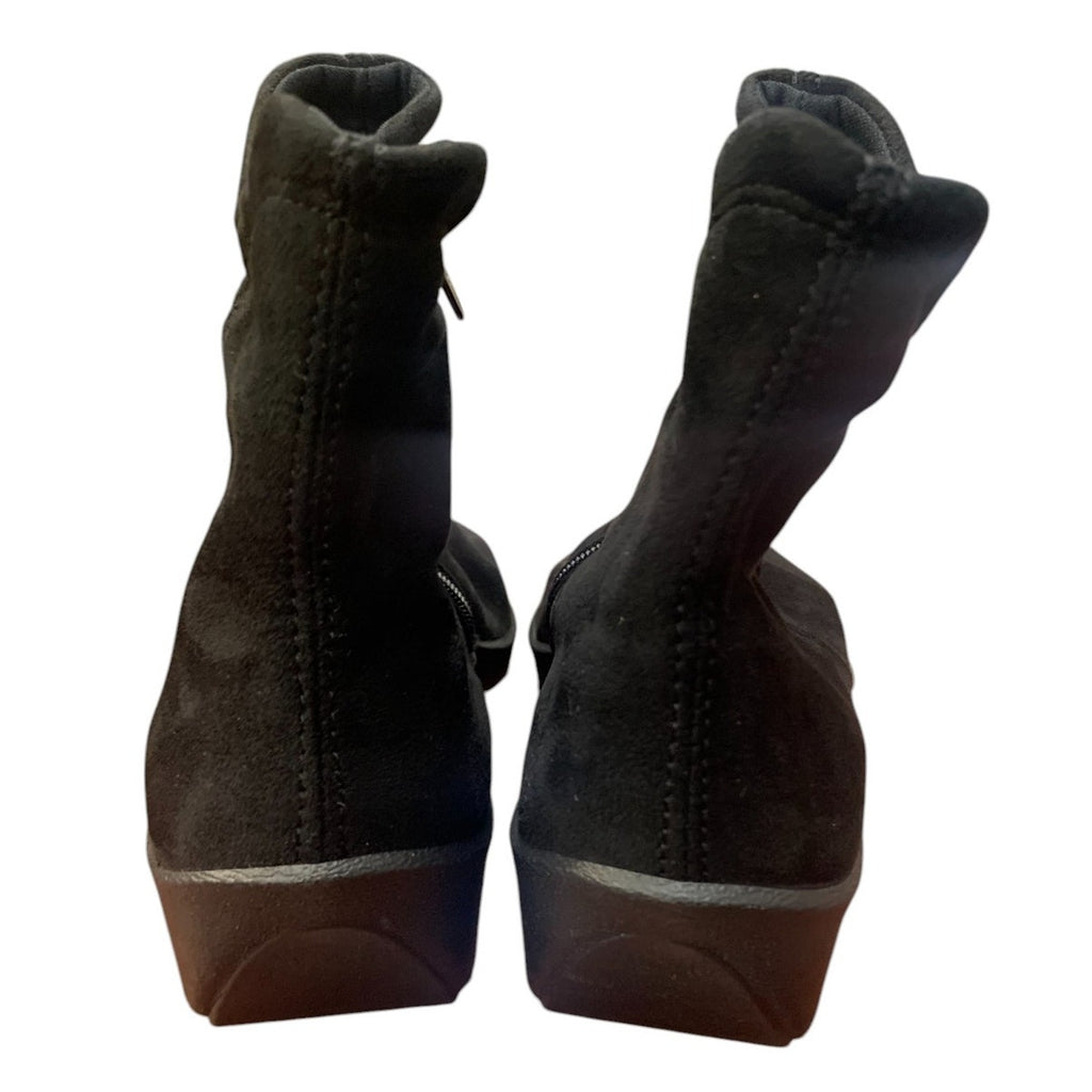 ARCOPEDICO L19 Lytech Black Vegan Leather Comfort Ankle Boots | Size 36 Women's