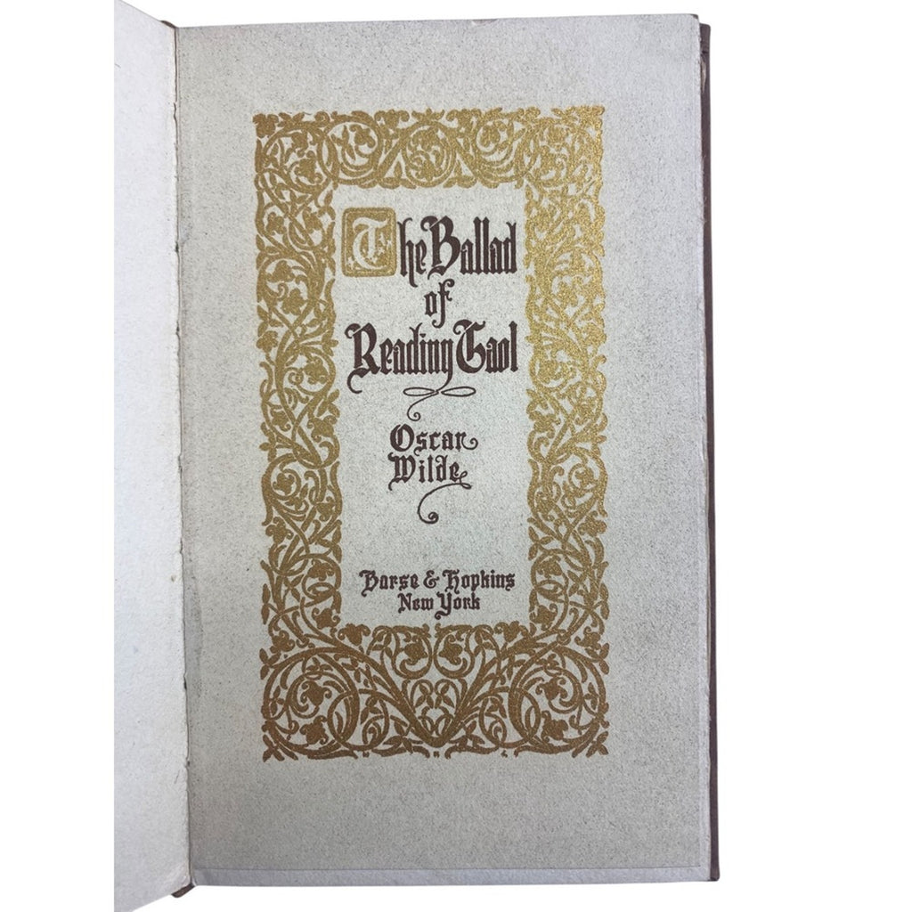 The Ballad of Reading Gaol Oscar Wilde 1896 Poem H M Prison
