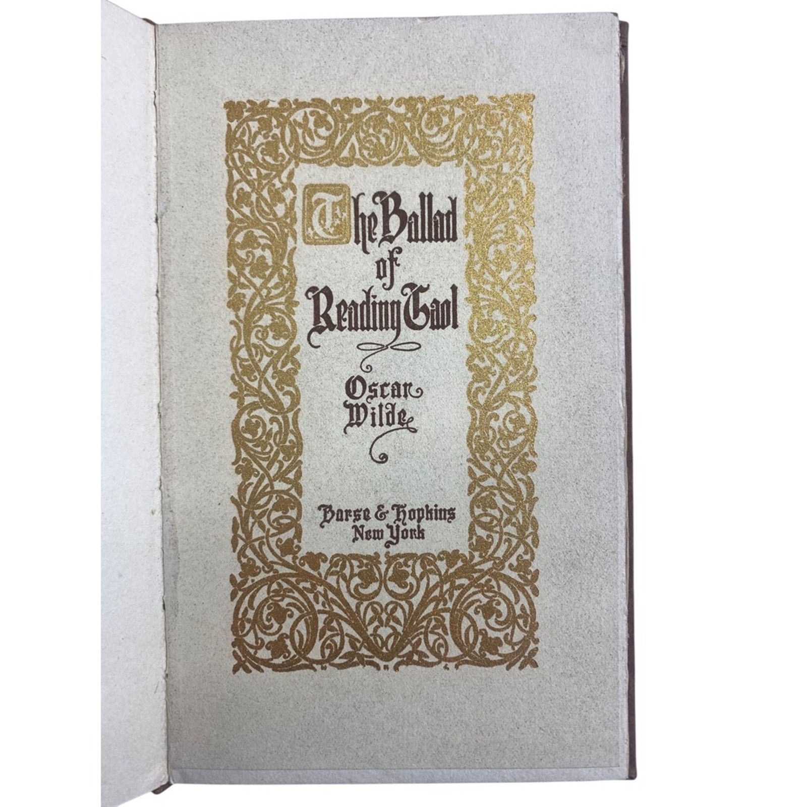The Ballad of Reading Gaol Oscar Wilde 1896 Poem H M Prison