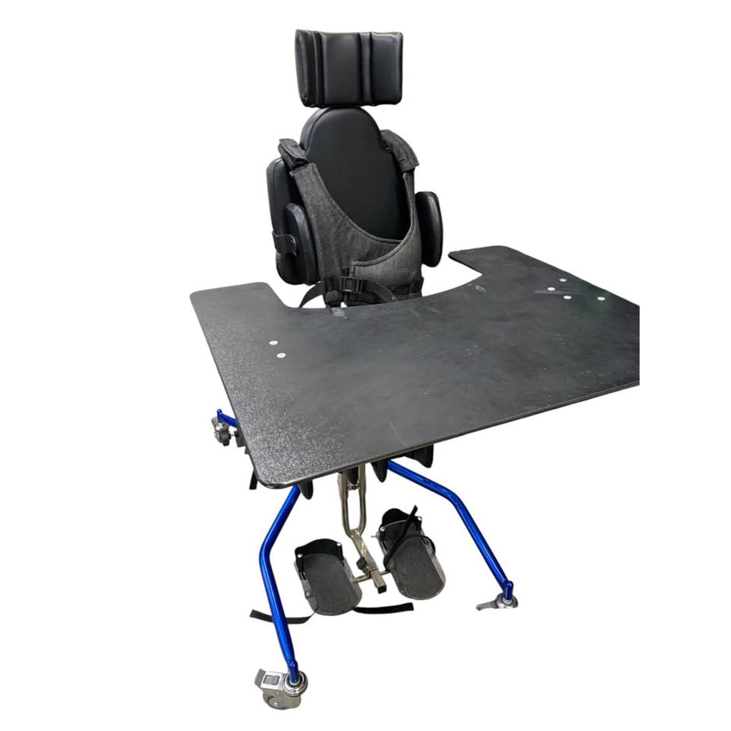Adaptive Standing Frame w/ Tray & Support Harness – Medical Mobility Equipment