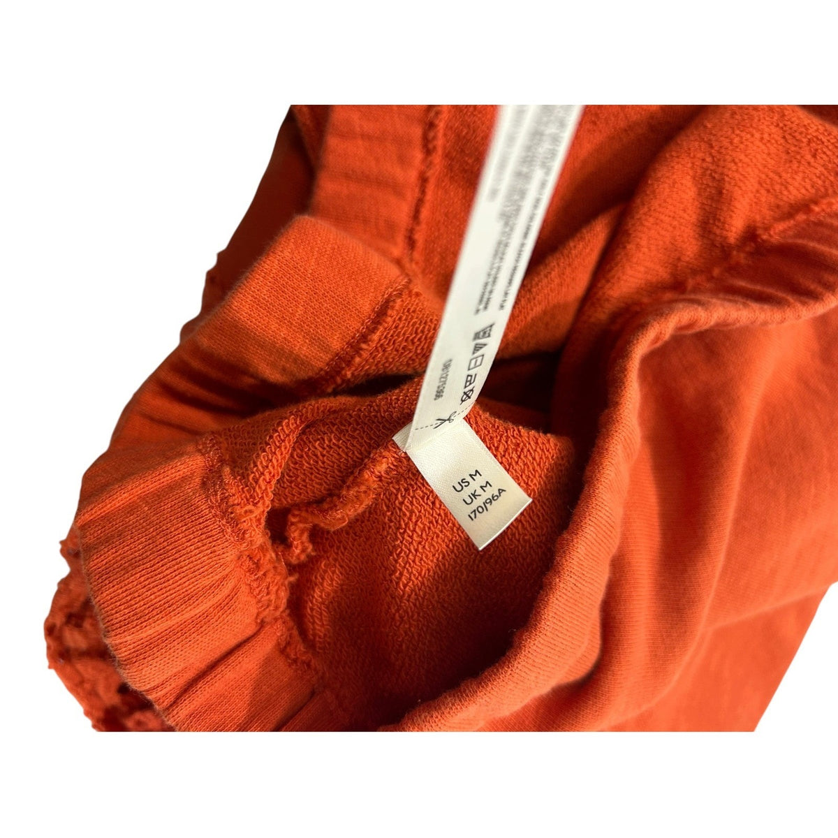 Daily Practice by Anthropologie Robyn Crochet Hoodie Orange Eyelet Medium