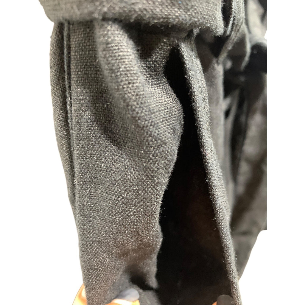 Reformation Black Linen Sleeveless Tie Waist Wide Leg Jumpsuit Womens 12