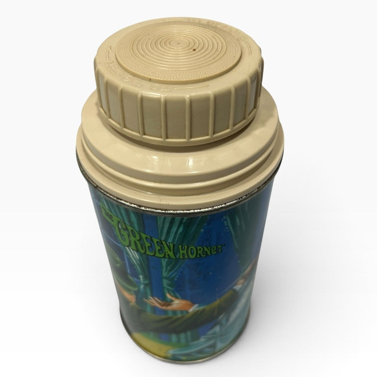 Vintage 1967 The Green Hornet Thermos No 2819 TV Show Collectible Kato Bruce Lee