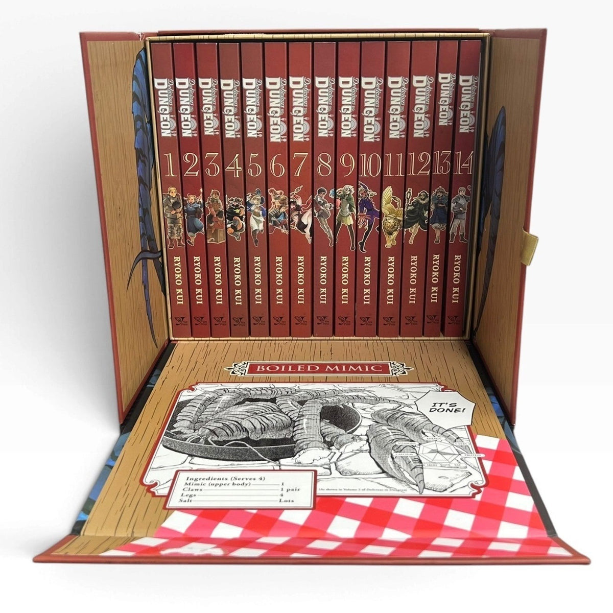 Delicious in Dungeon Manga Vol 1-14 Complete Box Set Ryoko Kui Yen Press
