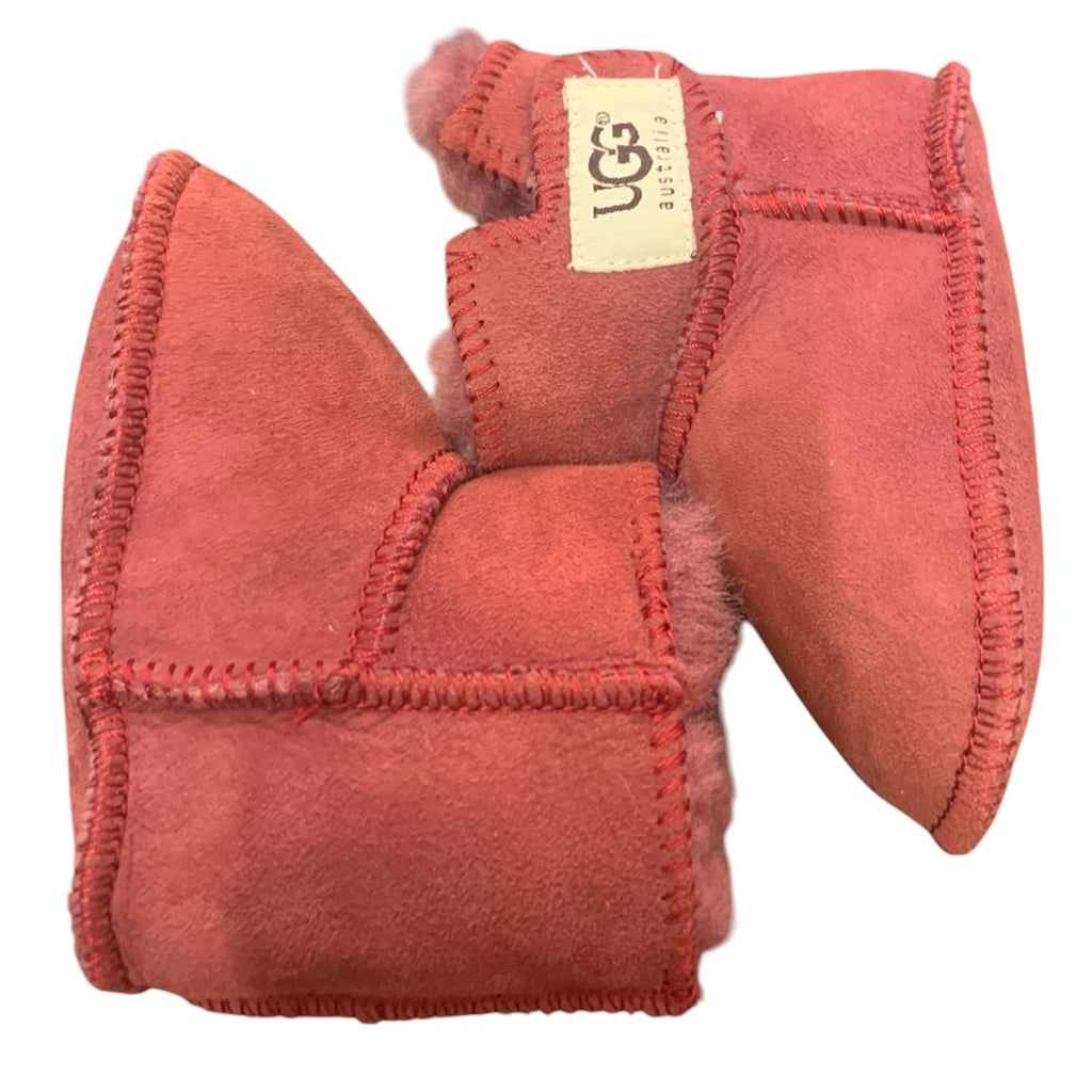 Ugg Baby Ugg Boots Velcro Premium Double Face sheepskin Leather