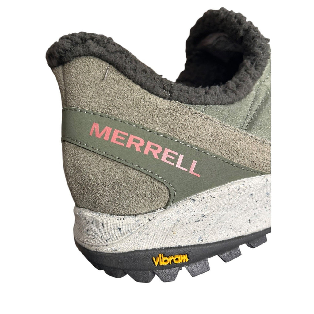 Merrell Bravada Cordwrap Womens 11 Olive Green Fleece Lined Vibram Shoes J066954