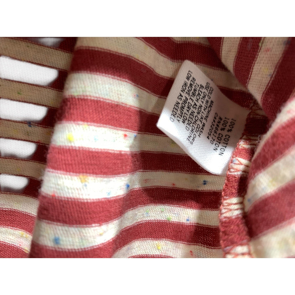 BDG Urban Outfitters Red Stripe Pocket Tee Shirt Womens M Casual Grunge Top