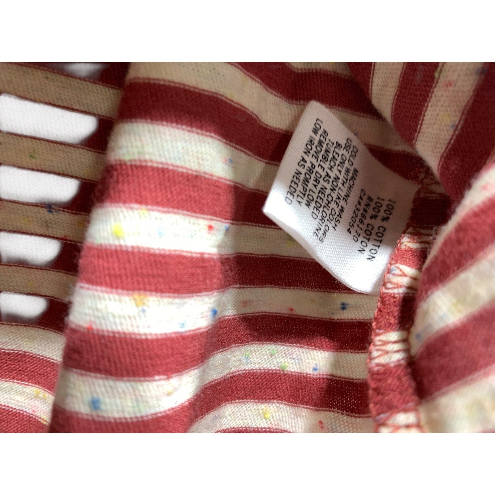 BDG Urban Outfitters Red Stripe Pocket Tee Shirt Womens M Casual Grunge Top