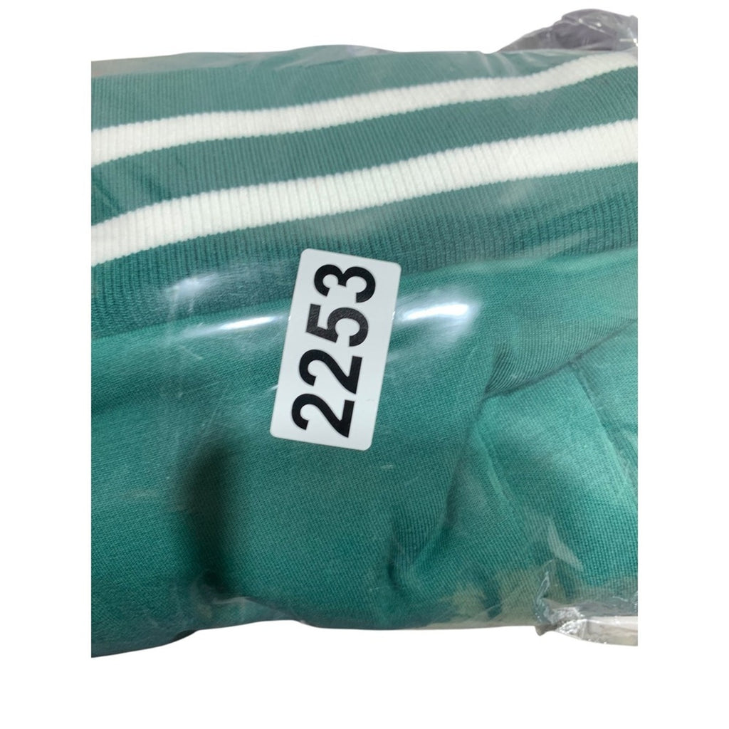 VARLEY Jepson Club Jacket Green DoubleSoft Varsity Style Snap Front Women Small