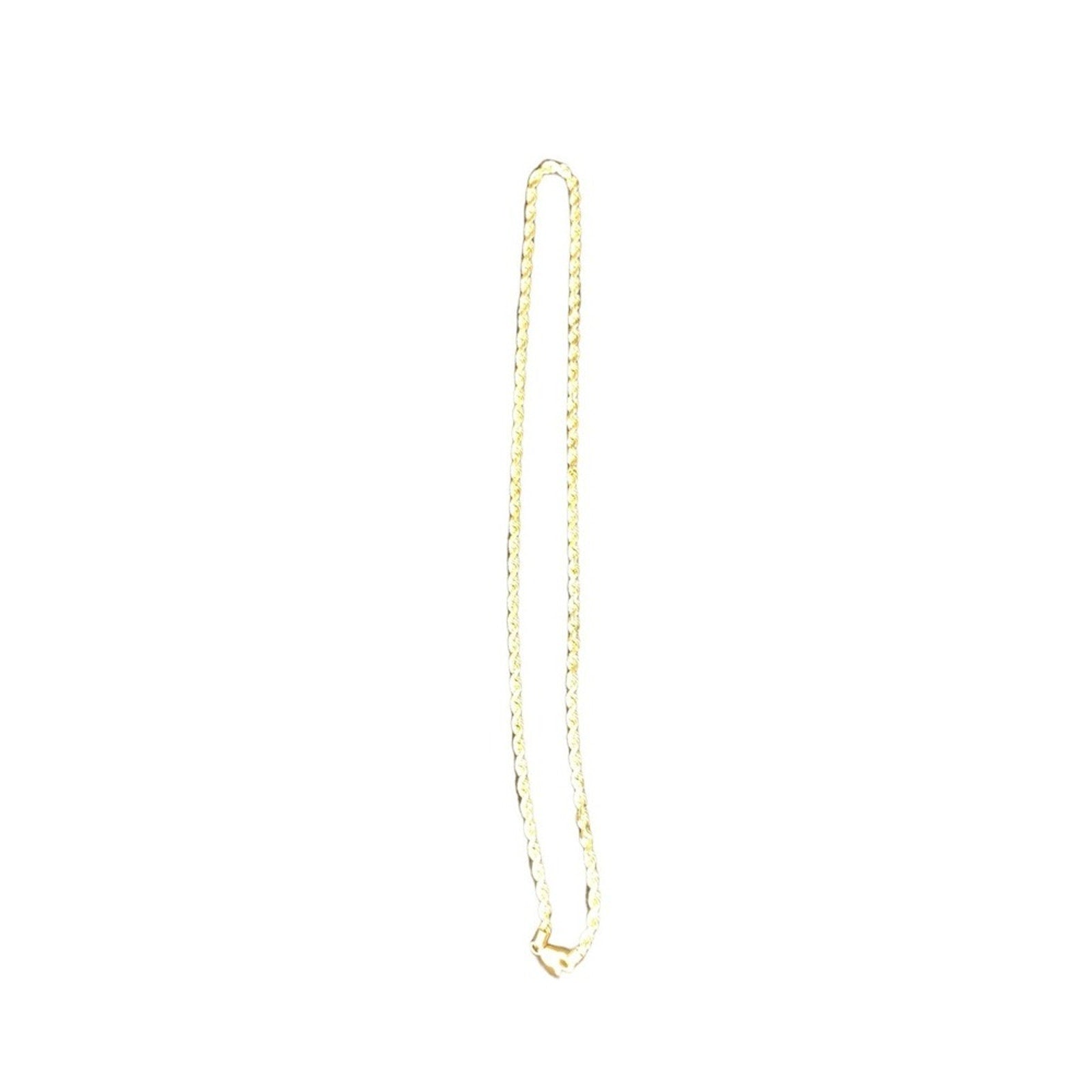14K Yellow Gold Rope Chain Necklace 25.8g Lobster Clasp High Polish Unisex 20"