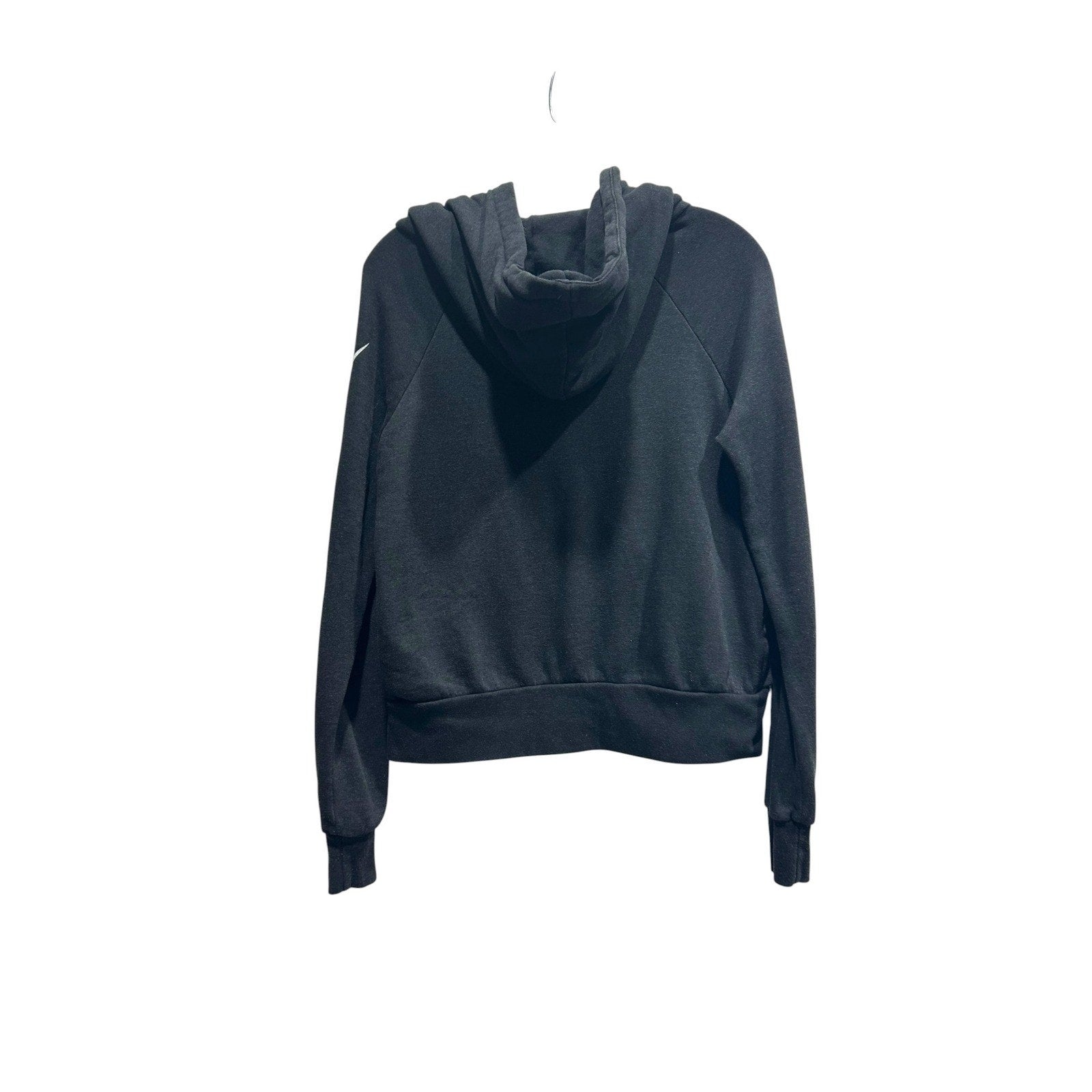Aviator Nation Womens Charcoal Lightning Bolt Zip Up Hoodie Sweatshirt XS Black