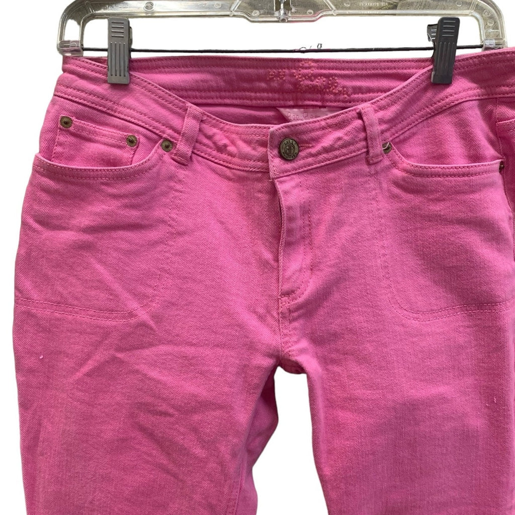 Lilly Pulitzer PINK Jeans SZ 4 Skinny Mini Jeans