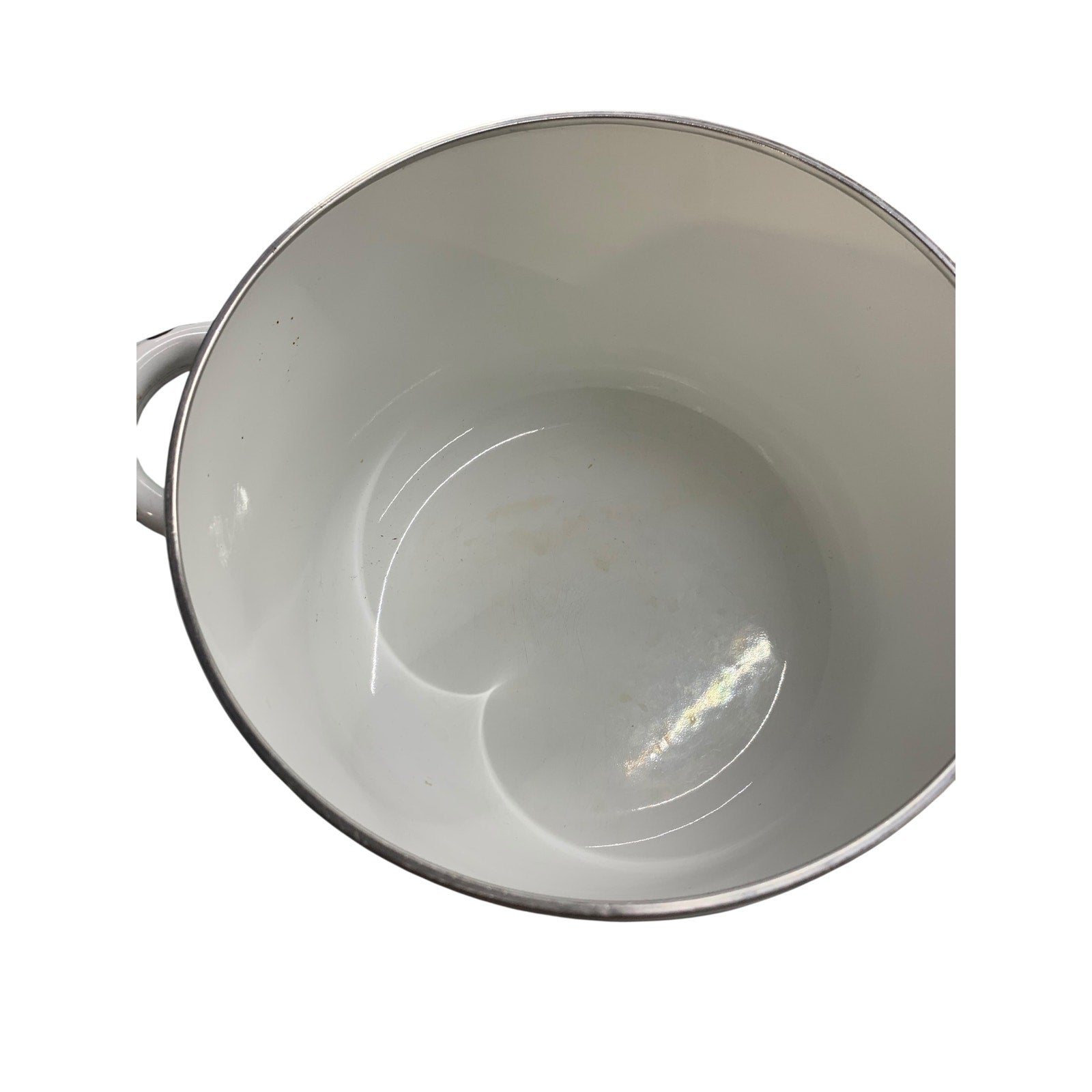 Vintage Enamel Fabrique Rainbow Pots with lids Set of 3