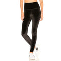 Beyond Yoga Womens Black Velvet Shimmer High Waisted Leggings Size M Loungewear