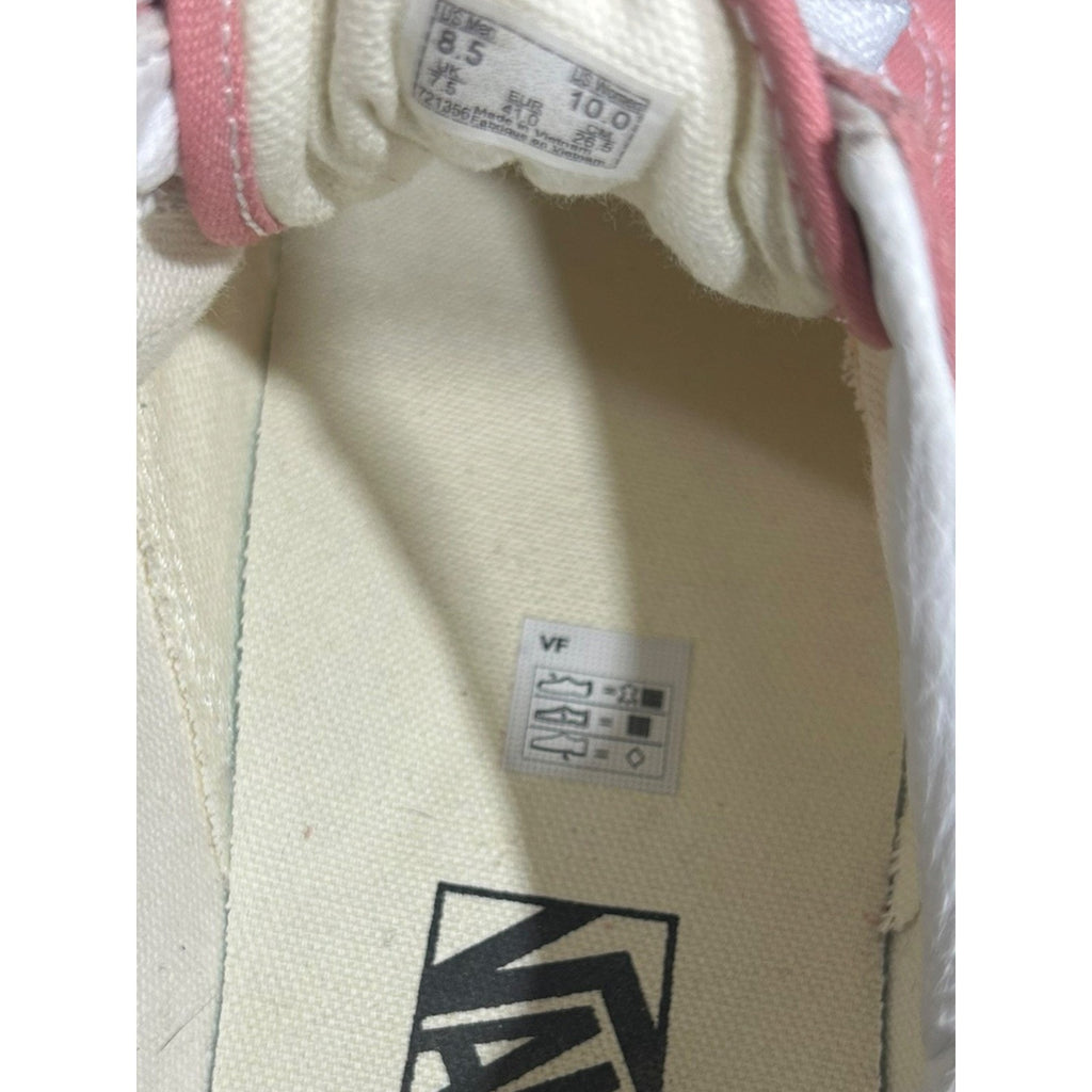 Vans Old Skool Salmon Pink Suede Canvas Skate Shoes Mens 8.5 Womens 10