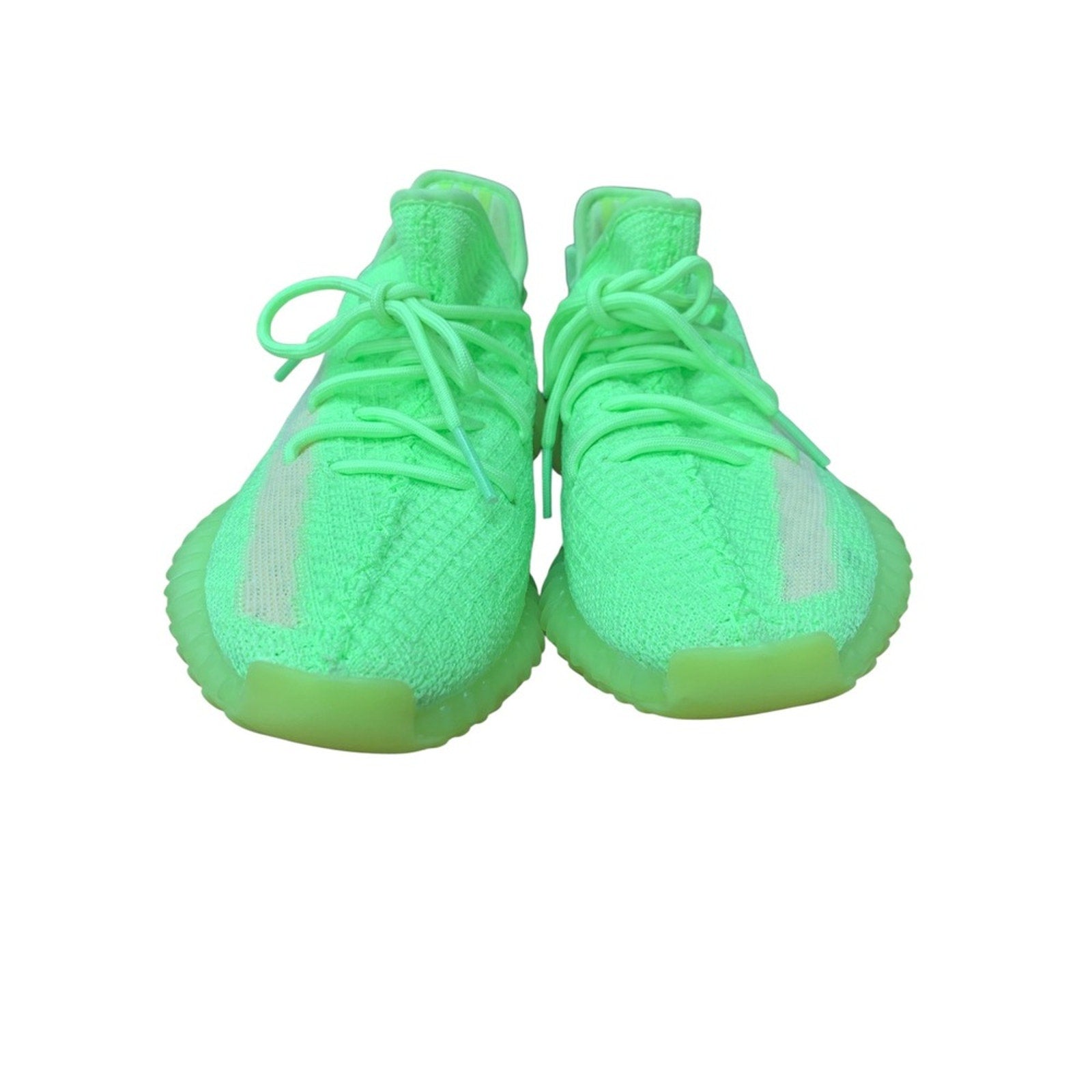 Adidas Yeezy Boost 350 V2 Glow Green Sneakers Shoes Mens Fashion SZ 6.5
