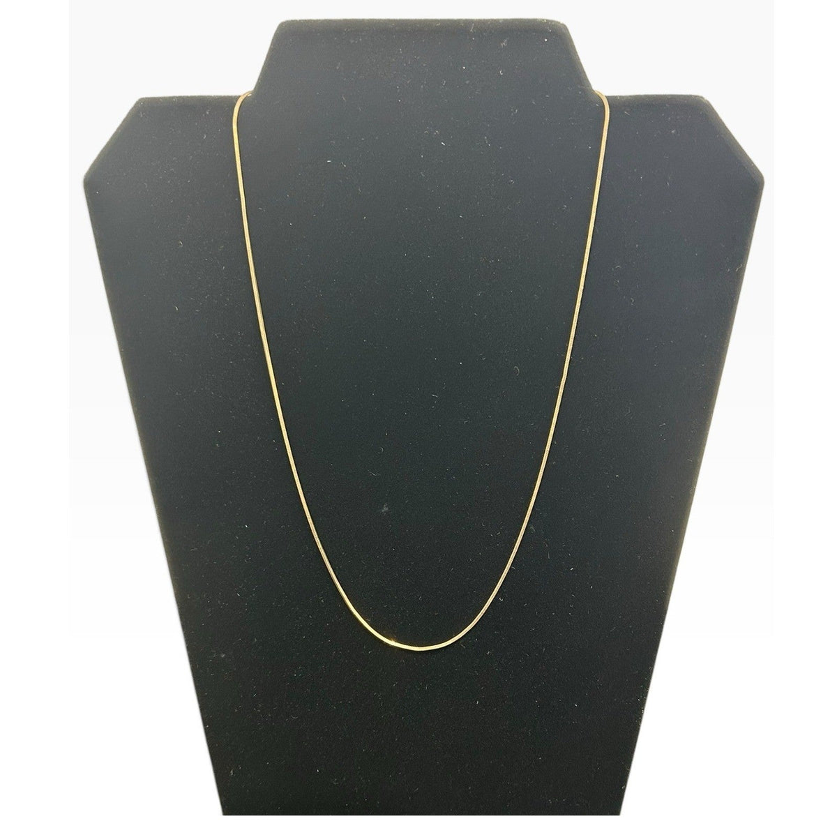925 Italy Sterling Silver Gold Tone Snake Chain Necklace 20 Inch 4g Minimalist