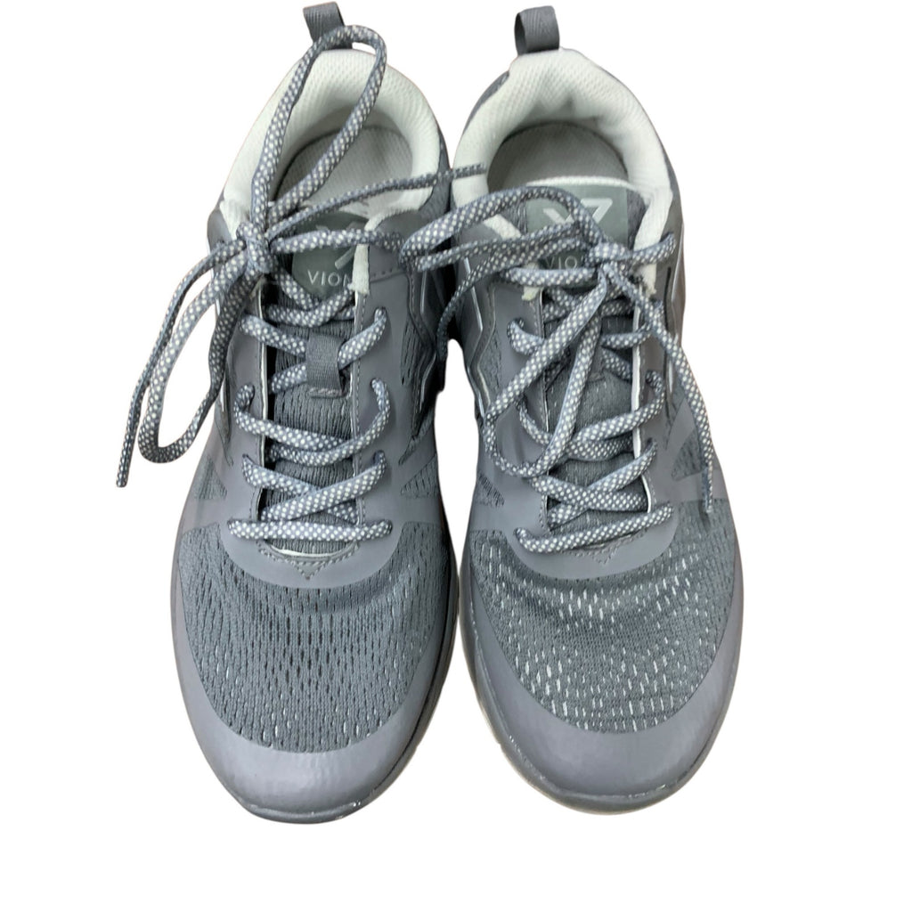 Vionic Brisk Miles Gray Low-Top Sneakers  Women’s Walking/Running Shoes sz 8.5