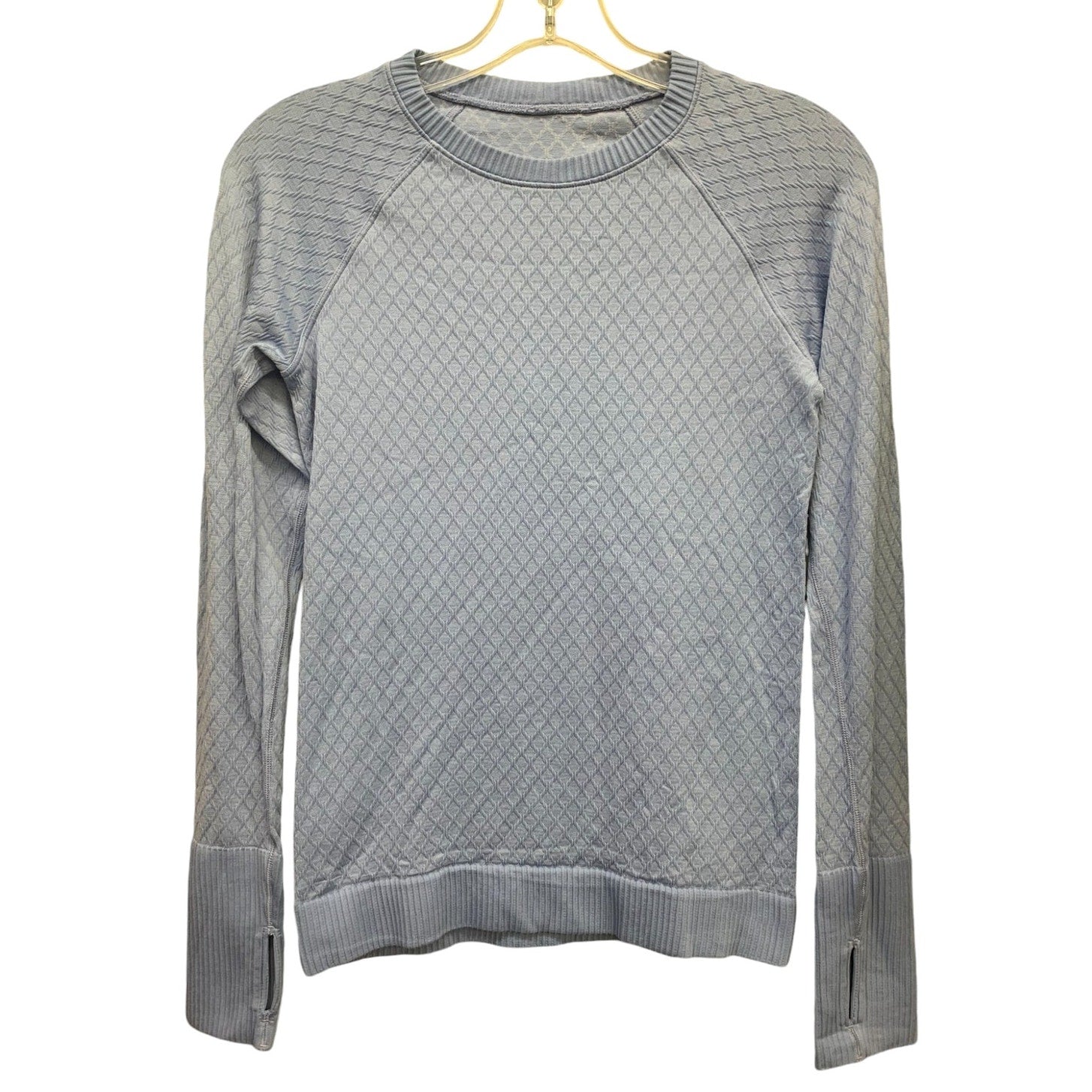 Lululemon Rest Less Pullover Iron Purple/White SZ 4