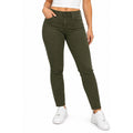 DL1961 Nina High Rise Skinny Pants Olive Green 4-Way Stretch Size 31 UTILITY MIN