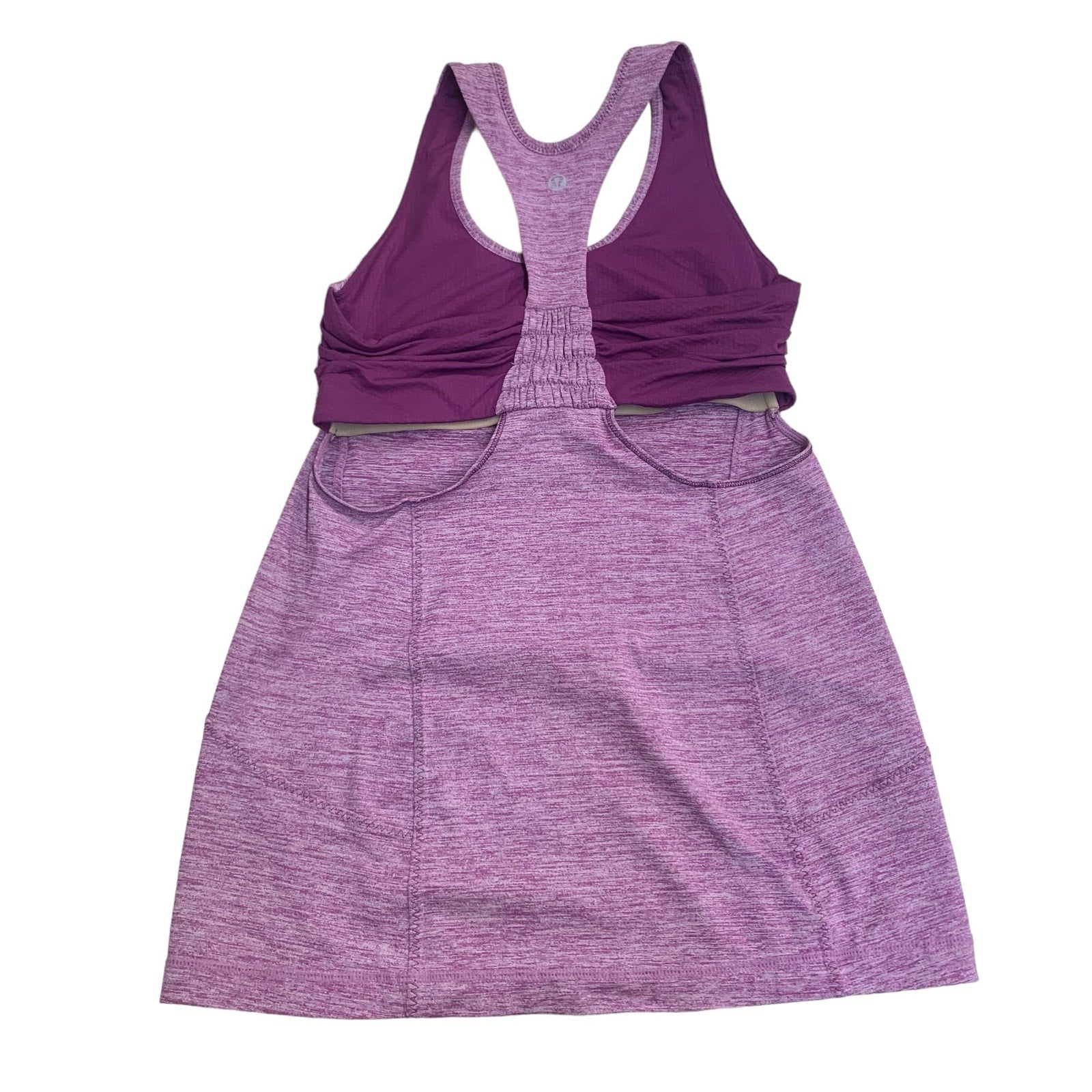 Lululemon Turbo Athletic Women's Tank Top Heathered Dewberry Purple Size 4
