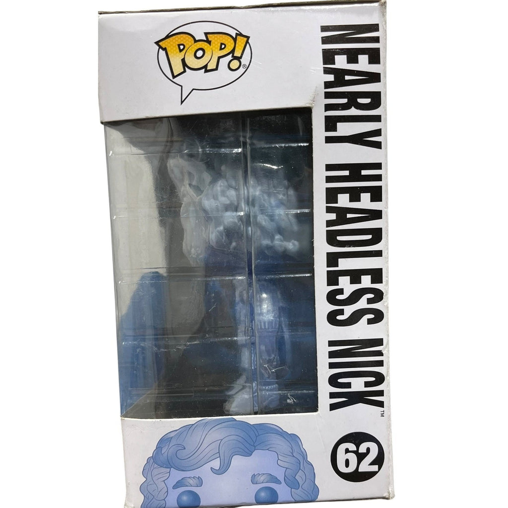 Funko Pop Harry Potter Nearly Headless Nick 62 Translucent Blue Vinyl Figure