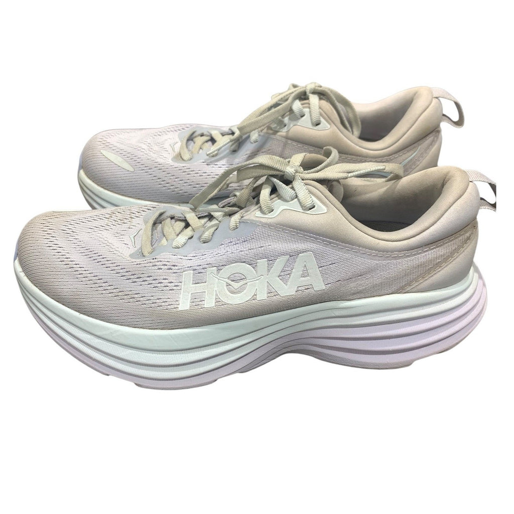 Hoka One One Bondi 8 Womens Running Shoes Ether Airy Blue EHR 8.5B comfort
