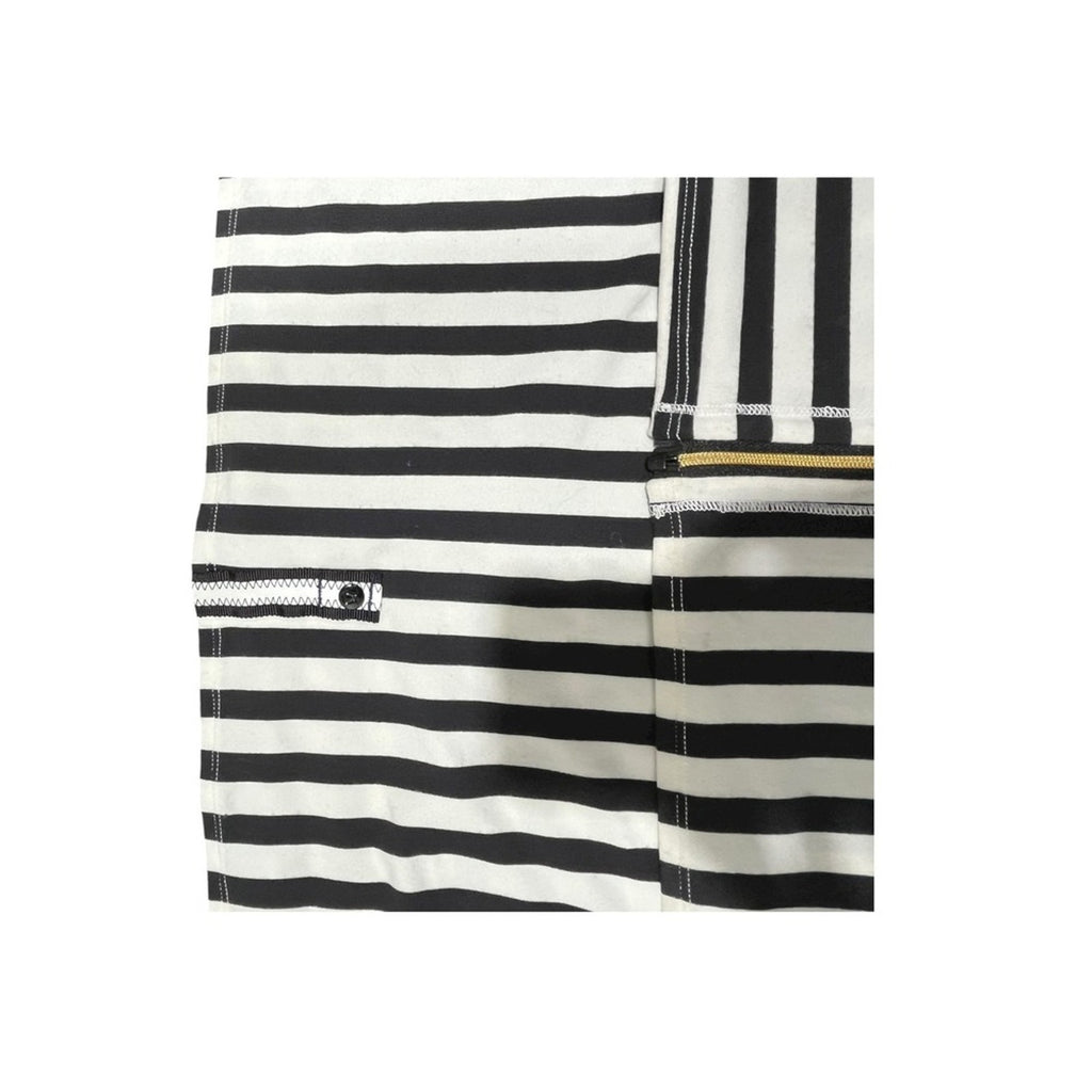 Lululemon Vinyasa Scarf *Zips Apex Stripe Black White