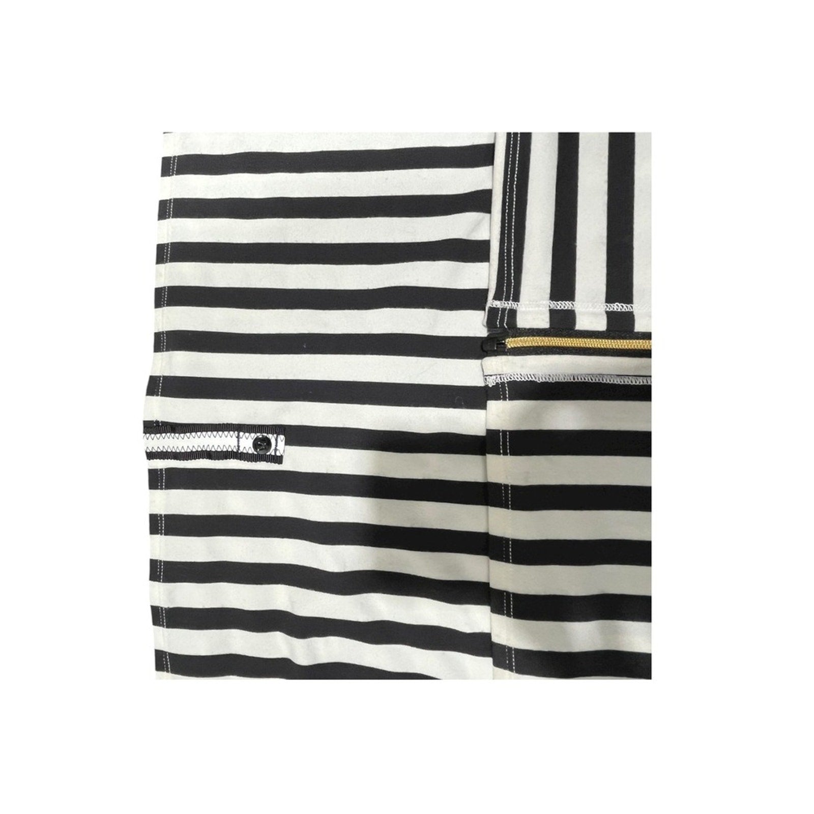 Lululemon Vinyasa Scarf *Zips Apex Stripe Black White