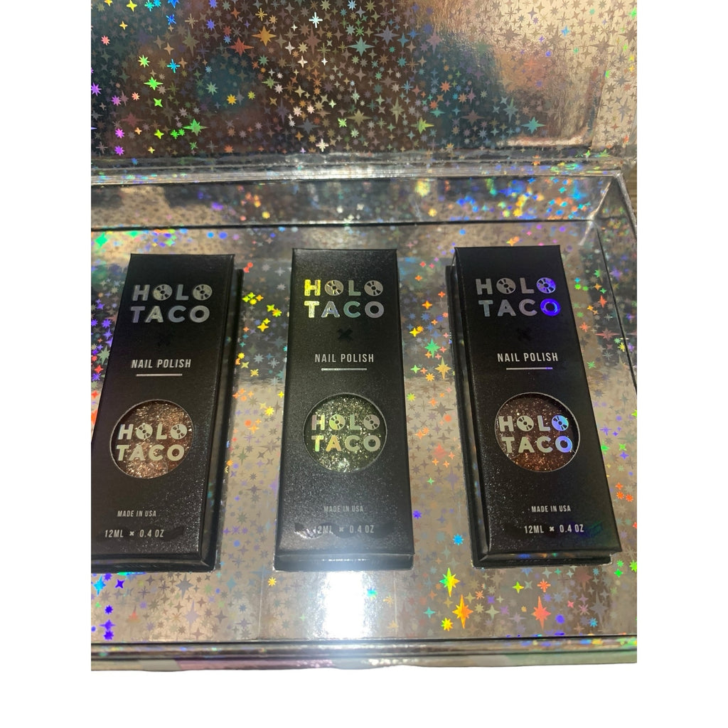 HOLO TACO Frosted Metals Collection Complete with Polishes NEW