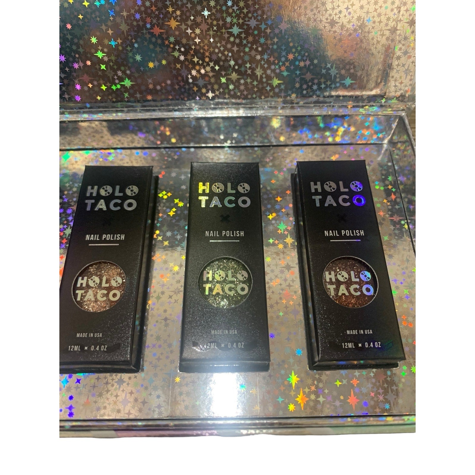 HOLO TACO Frosted Metals Collection Complete with Polishes NEW