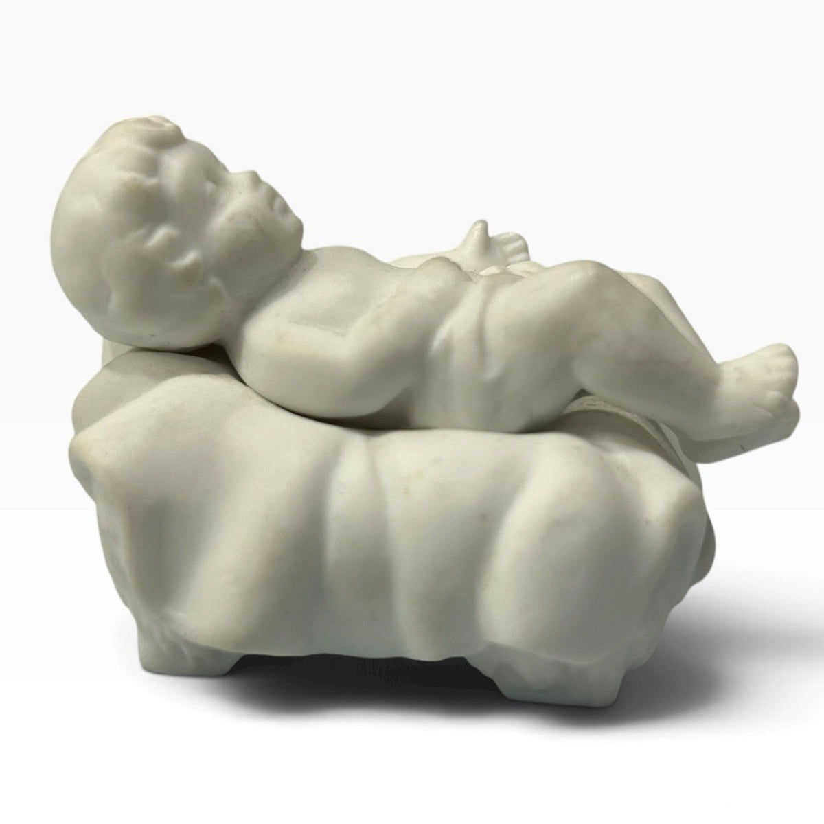 Avon Nativity Collectibles 1981 Baby Jesus Bisque Porcelain Figurine White Rare