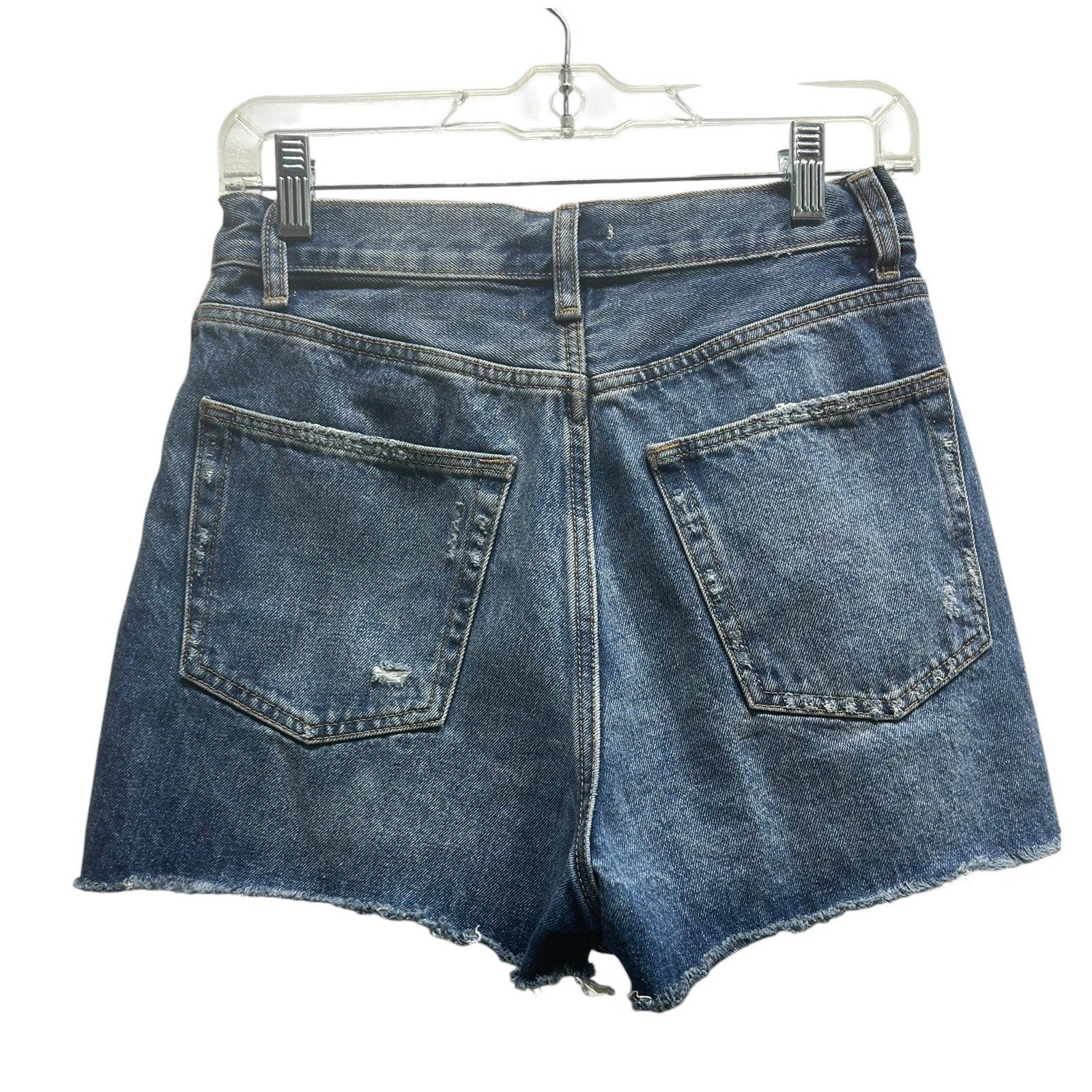 Lovers and Friends Austin Super High Rise Cut Off Denim Shorts Blue Size 26 Boho
