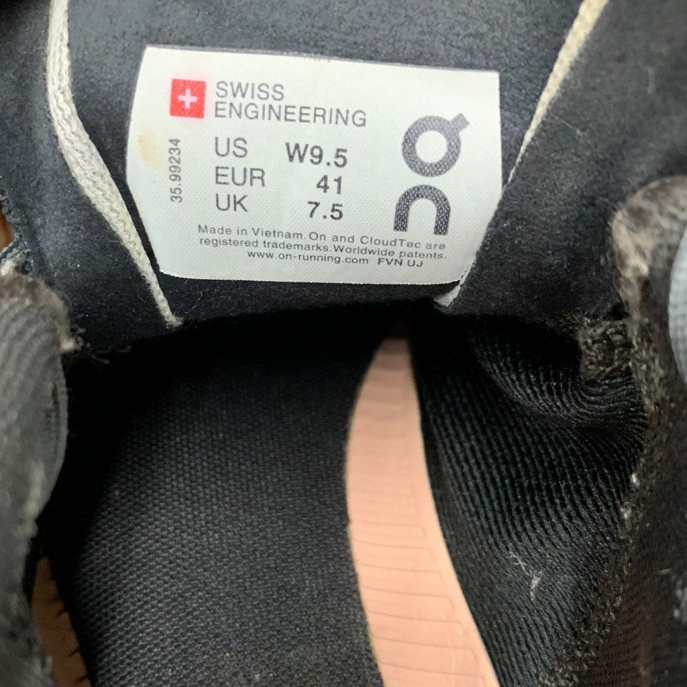 On Cloudflow Road-Running Shoes - Women's 9.5 Black Rock/Rose