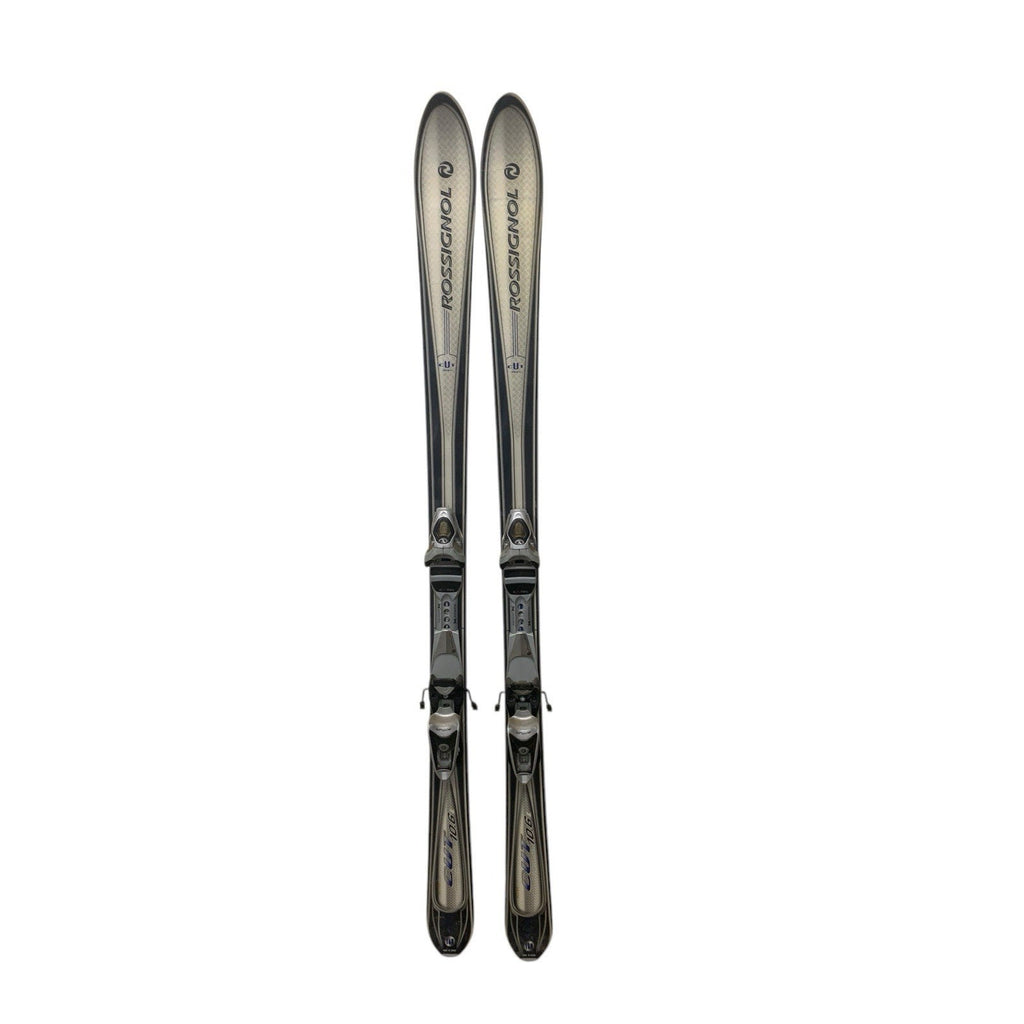 Rossignol CUT 10.6L Downhill Skis Gray 160 CM w/ TYROLIA SL100 Bindings - NICE